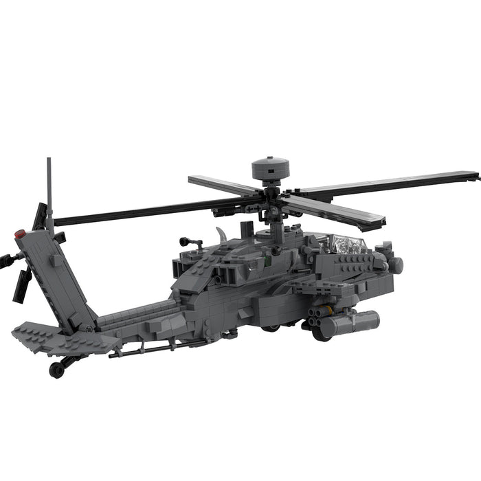 AH64E Apache Airplane Klemmbausteine - LesDiy - Klemmbausteine