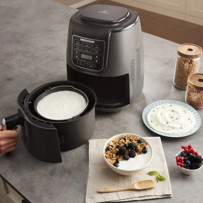 Airfryer Karaca Air Cook XL 2 en 1 Space, gris et noir