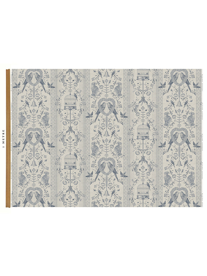 Bye Bye Birdie! 'Delft' Linen Sample