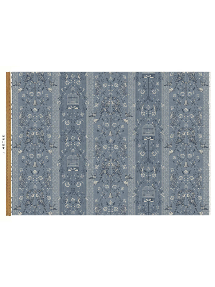 Bye Bye Birdie! 'French Blue' Linen Sample
