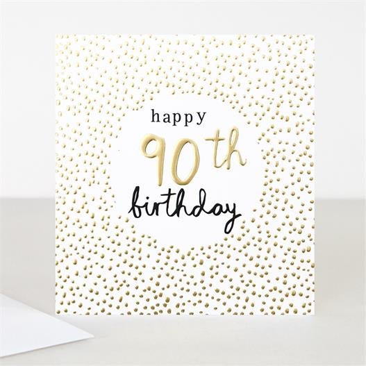 Caroline Gardner 90th Birthday Greetings Card