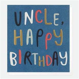 Caroline Gardner Uncle Birthday Greetings Card