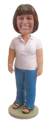 Casual Female Bobblehead #7 - National Bobblehead HOF Store