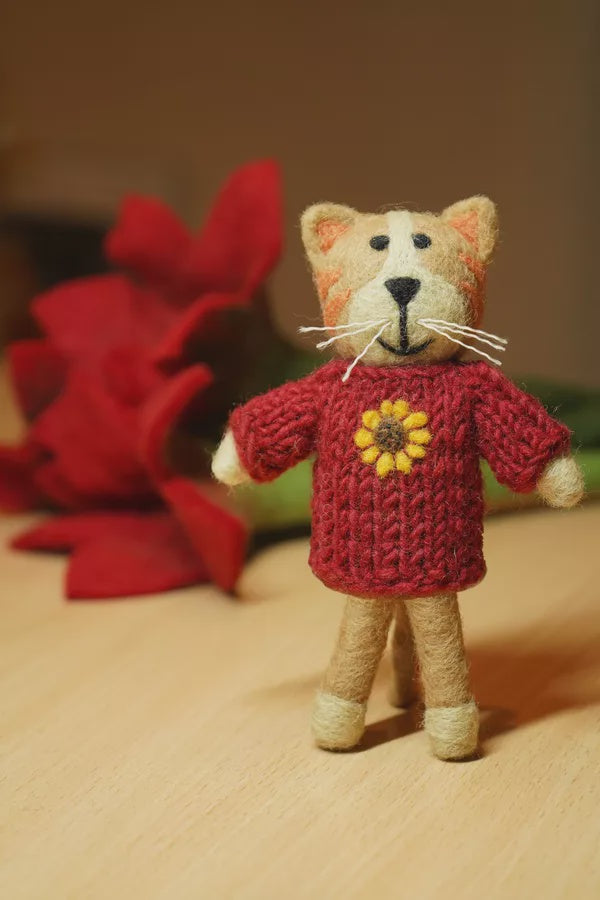 Catalina The Kitten Wool Ornament