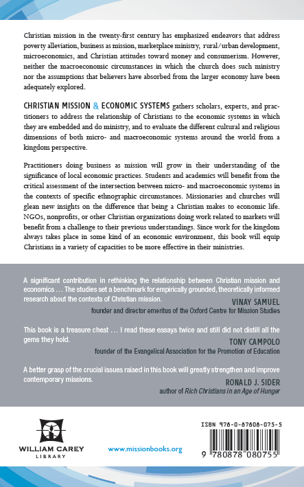 Christian Mission and Economic Systems - MissionBooks.org