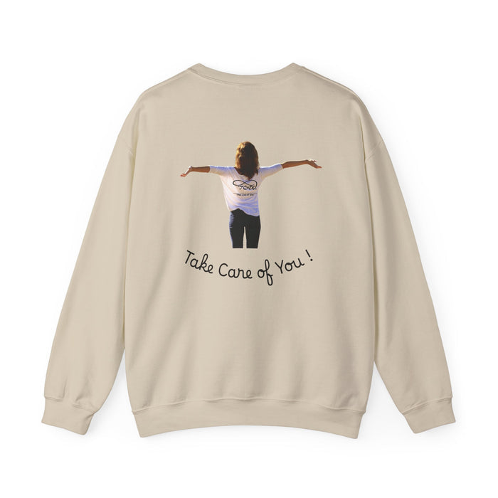 Crewneck Sweatshirt "I (heart) you" — Take Care of You
