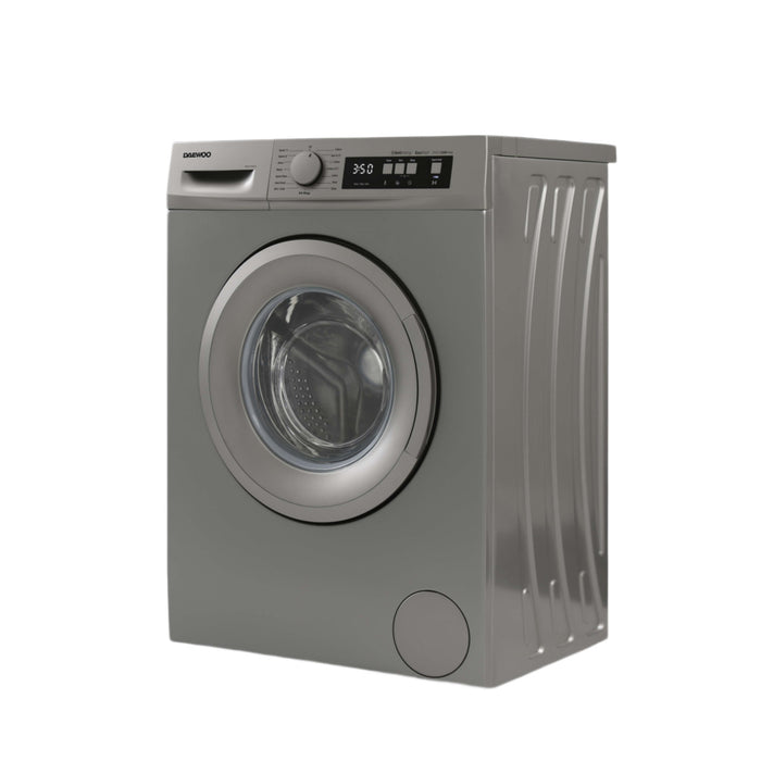 Daewoo Front Load Washing Machine 7KG A++ 1400RPM Inverter Motor Silver