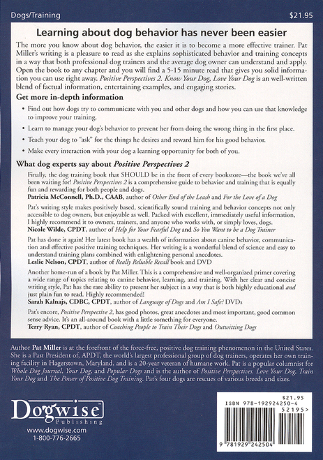 E-BOOK Positive Perspectives 2: Know Your Dog, Train Your Dog by Pat Miller