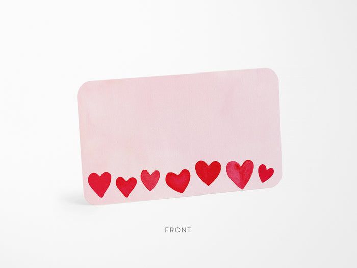 E. Frances Little Notes® - Mini Hearts Blush
