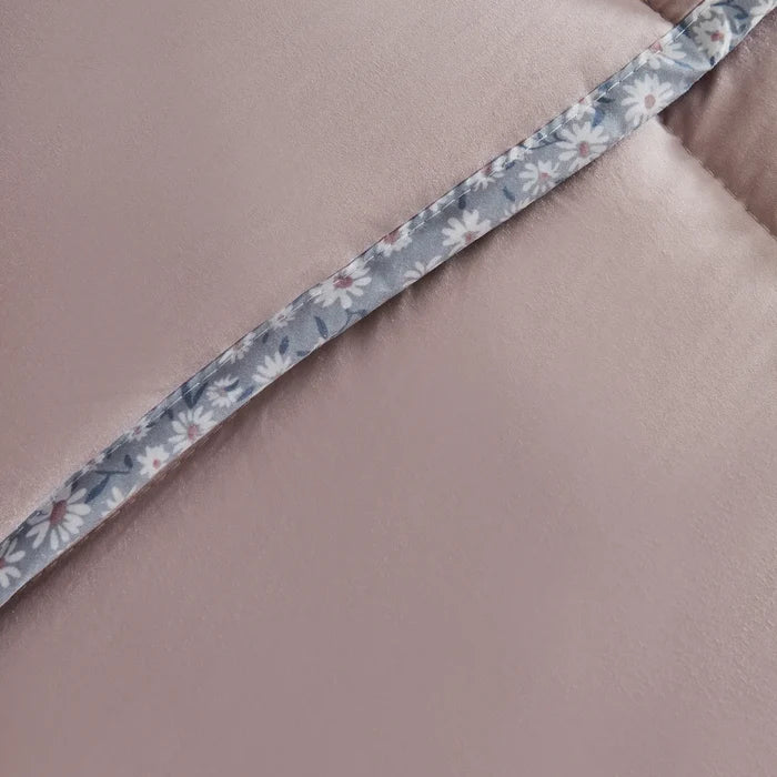 Ensemble de couettes Karaca Dexie single 135x200, 50x70 cm, rose