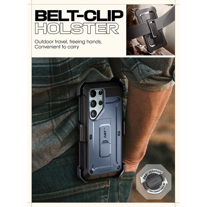Galaxy S24 Ultra Unicorn Beetle PRO Rugged Case-Metallic Blue