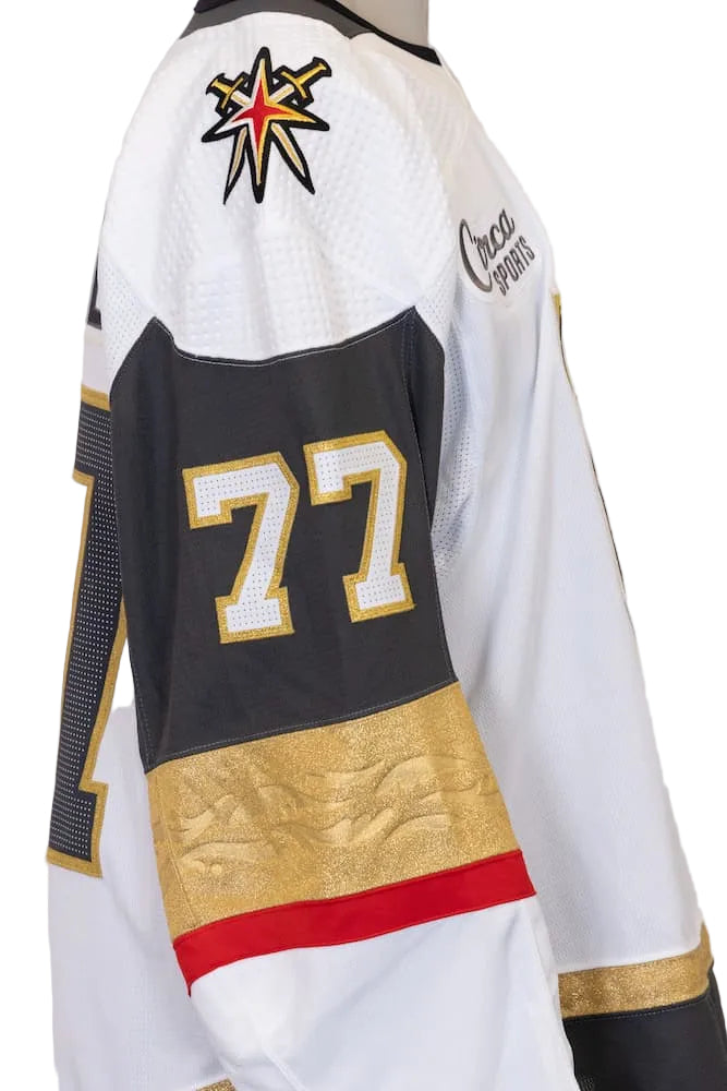 Game-Issued: #77 Maxim Marushev White Circa Set Jersey 2022/23 Season-14982 - Vegas Team Store