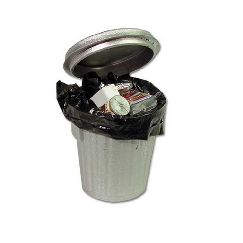 Garbage Pail with Trash