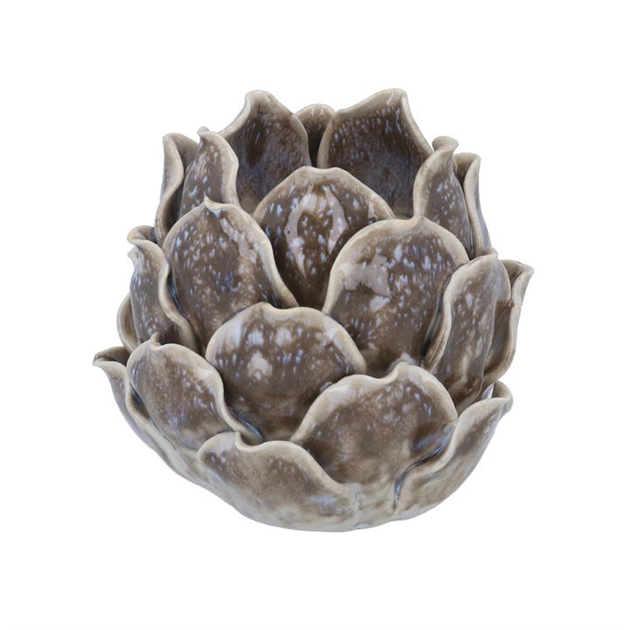 Gisela Graham Artichoke Tealight Holder - Grey