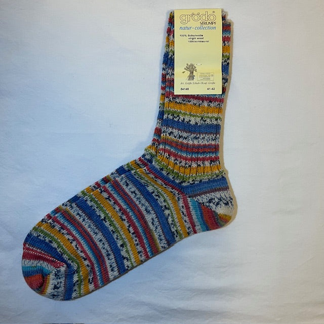 Grödo Socken - Schurwolle- wie selbst gestrickt