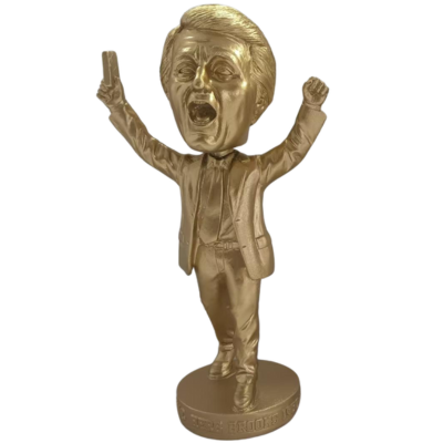 Herb Brooks Statue Gold Bobblehead