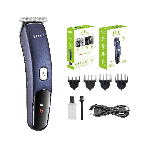 HTC Hair Clipper, 4Attachement, Blue