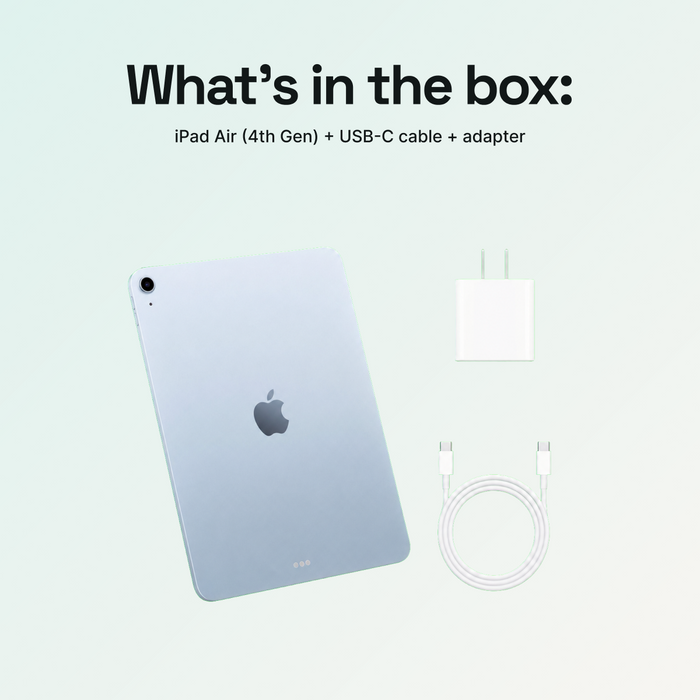iPad Air 4th Gen sky blue cellular 04 box