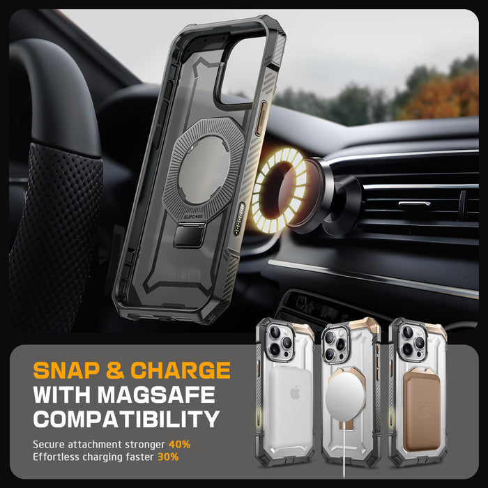 iPhone 16 Pro 6.3 inch UB Grip MagSafe Camera Control Button Phone Case-Gold