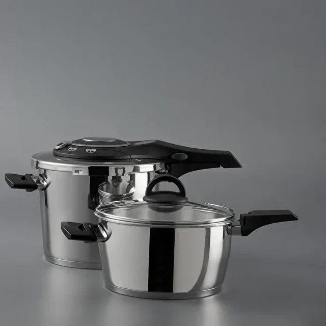 Jumbo Monaco 3PLY Batterie de Cuisine 8 Pièces avec Fond Induction