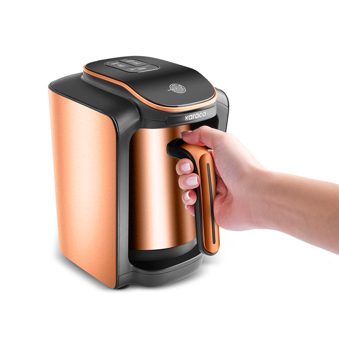 Karaca Hatır Neo Inox Machine à Café Turc, 735 W, 300 ml, Bronze