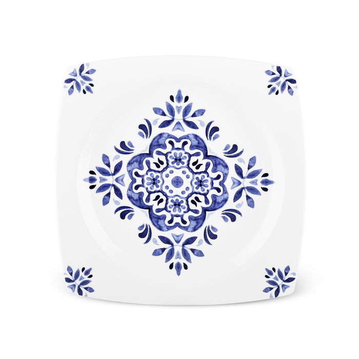 Karaca Square Bone Miranda Service de Table 24 Pièces pour 6 Personnes