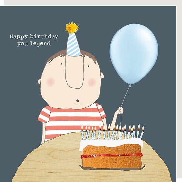 Legend Boy Greetings Card