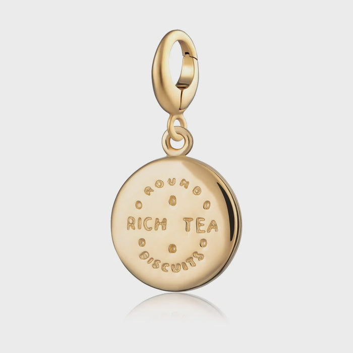 Lily Charmed Gold Rich Tea Charm