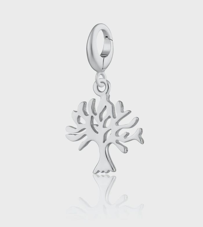 Lily Charmed Silver Tree Charm