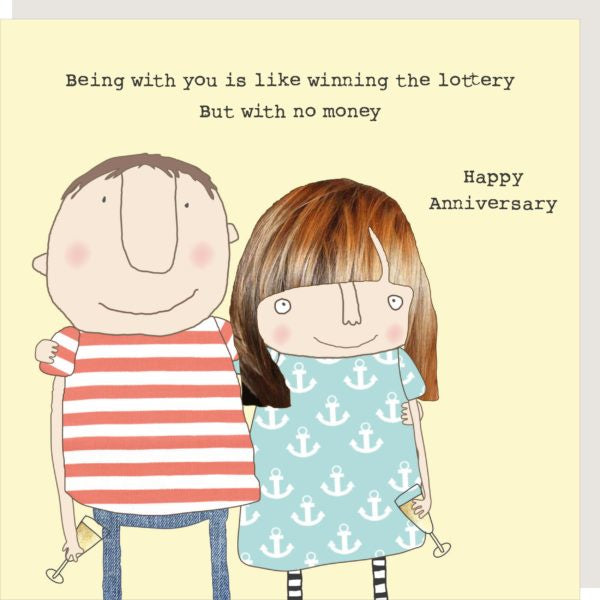Lottery Greetings Card