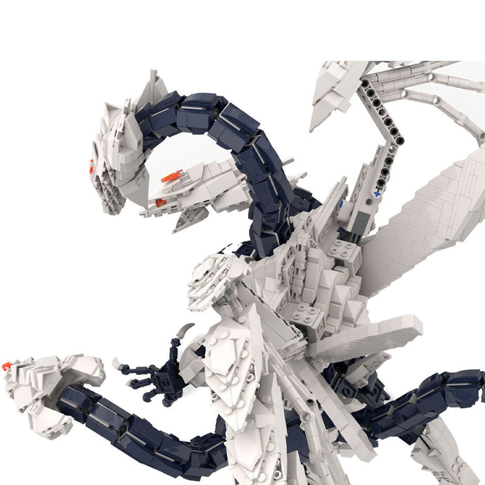 MOC - 168099 dragon of the Ice Barrier Klemmbausteine - LesDiy - Klemmbausteine