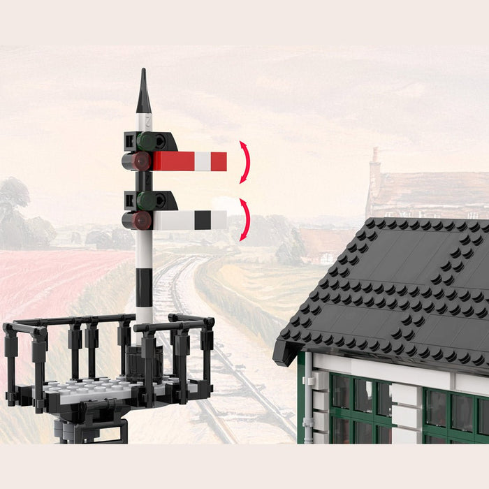 MOC - 240636 Signal Box Klemmbausteine - LesDiy - Klemmbausteine