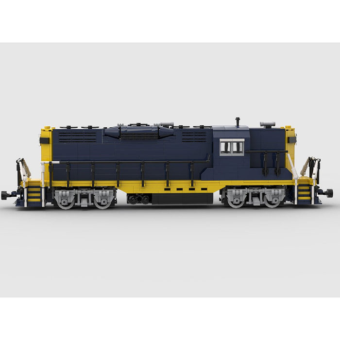 MOC - 79701 Santa Fe GP9 Klemmbausteine - LesDiy - Klemmbausteine