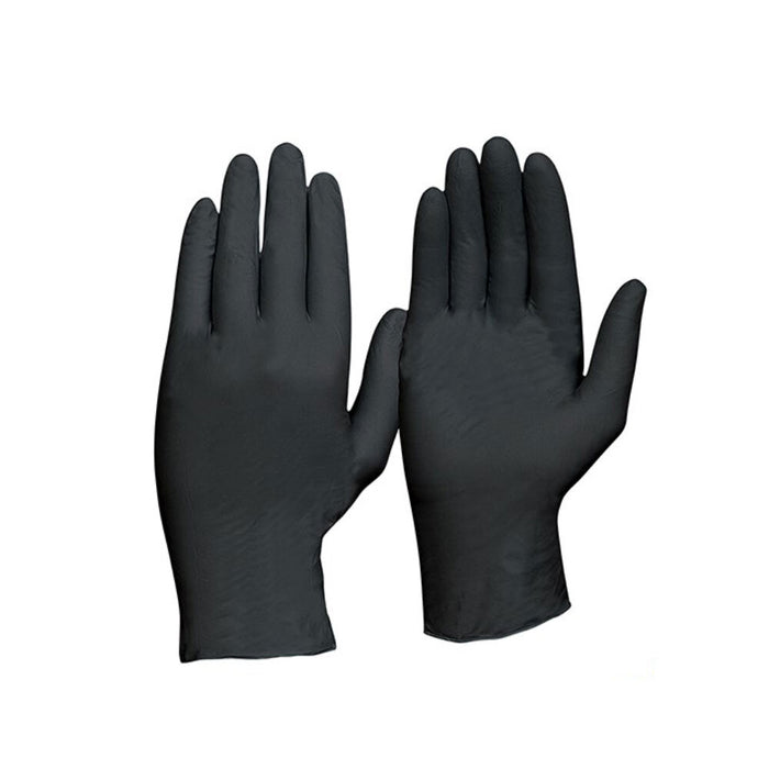 Nitrile Disposable Gloves Black -Large