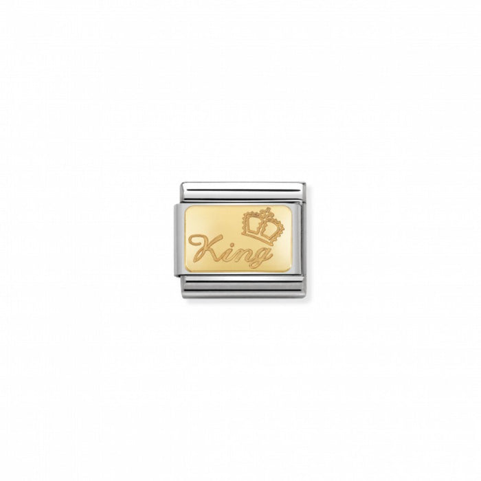 Nomination Gold King Charm