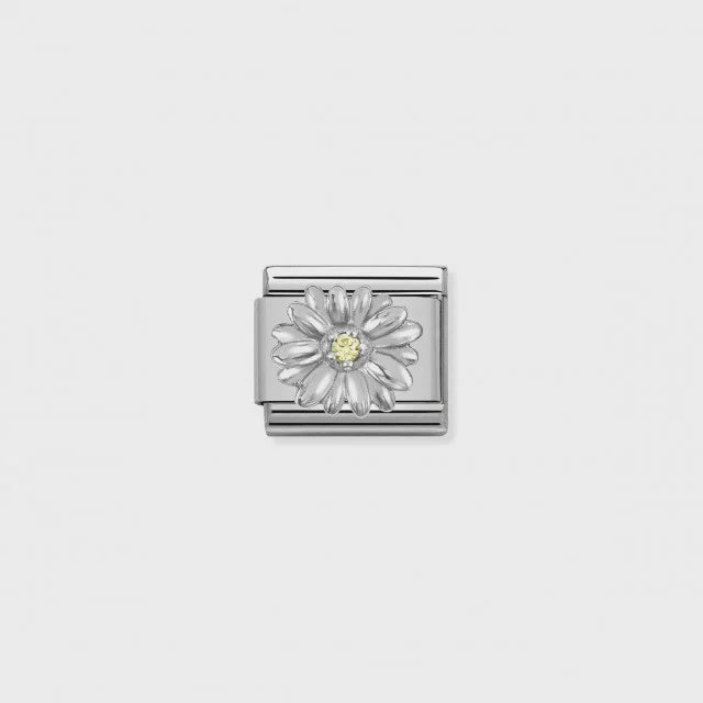 Nomination Composable Classic Silver Charm - CZ Daisy