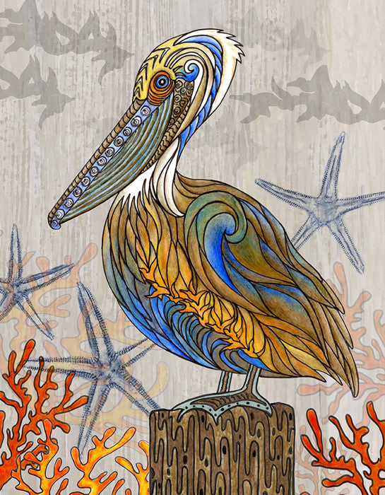 Pelican Perch Print