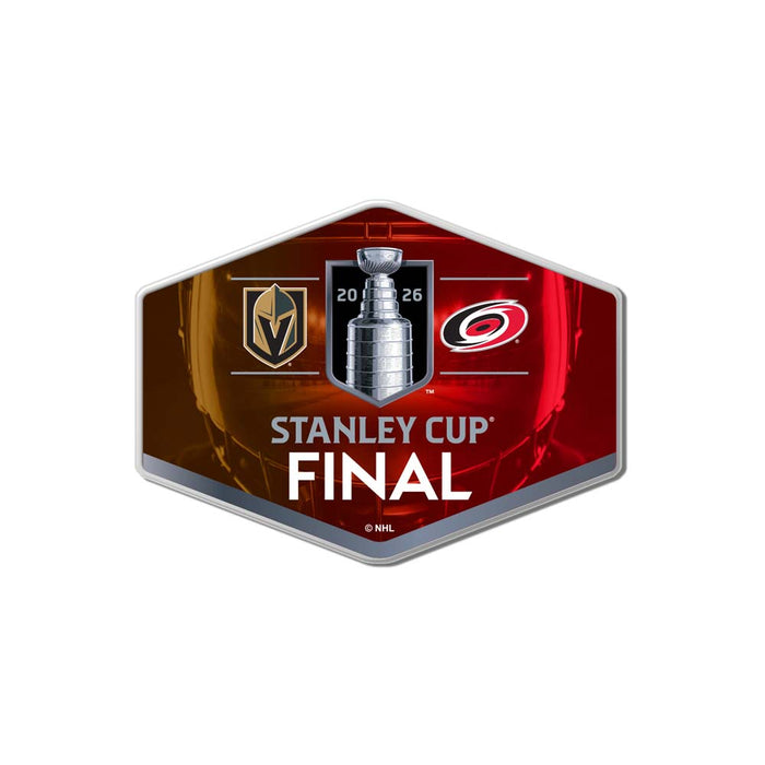 Vegas Golden Knights vs. Carolina Hurricanes 2026 Stanley Cup Final Dueling Pin