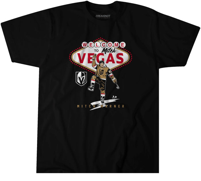 Vegas Golden Knights Welcome to Mitch Vegas Tee - Vegas Team Store