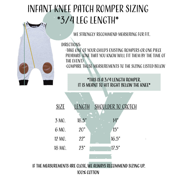 "Wild One" First Birthday Romper with Knee Patch