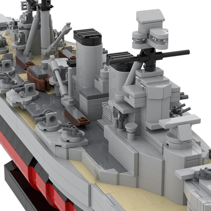 1/300 Scale HMS Hood Battlecruiser Klemmbausteine-LesDiy-Klemmbausteine