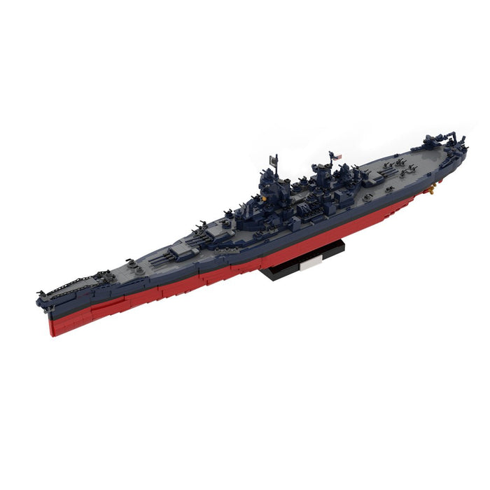 1/300 Scale WWII USS New Jersey BB - 62 Klemmbausteine - LesDiy - Klemmbausteine