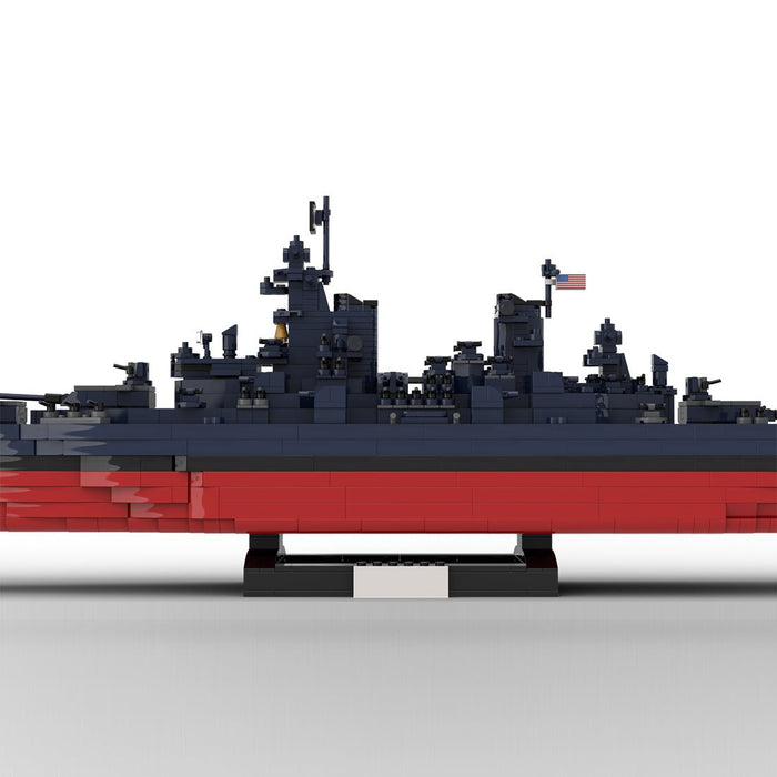 1/300 Scale WWII USS New Jersey BB - 62 Klemmbausteine - LesDiy - Klemmbausteine