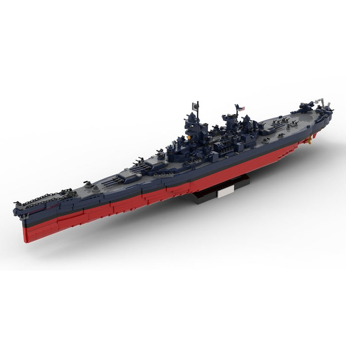 1/300 Scale WWII USS New Jersey BB - 62 Klemmbausteine - LesDiy - Klemmbausteine