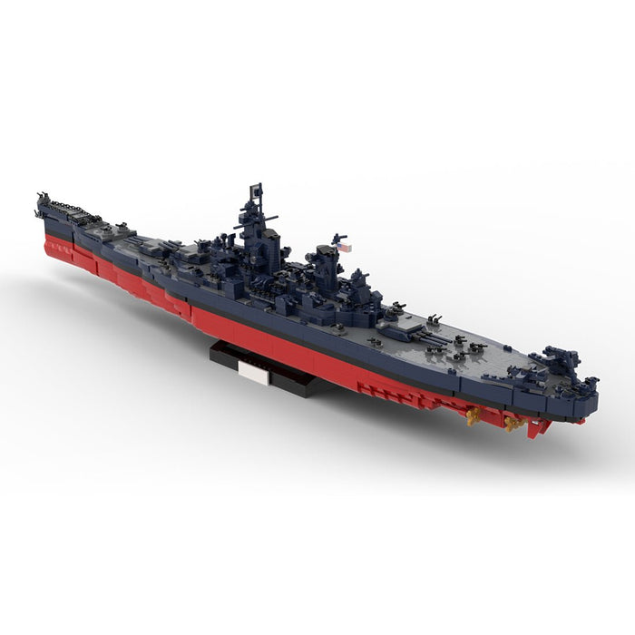 1/300 Scale WWII USS New Jersey BB - 62 Klemmbausteine - LesDiy - Klemmbausteine