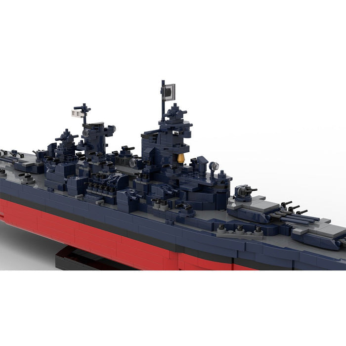 1/300 Scale WWII USS New Jersey BB - 62 Klemmbausteine - LesDiy - Klemmbausteine