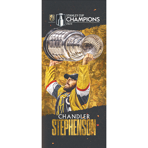 #20 Chandler Stephenson Stanley Cup Champion Banner - Vegas Team Store