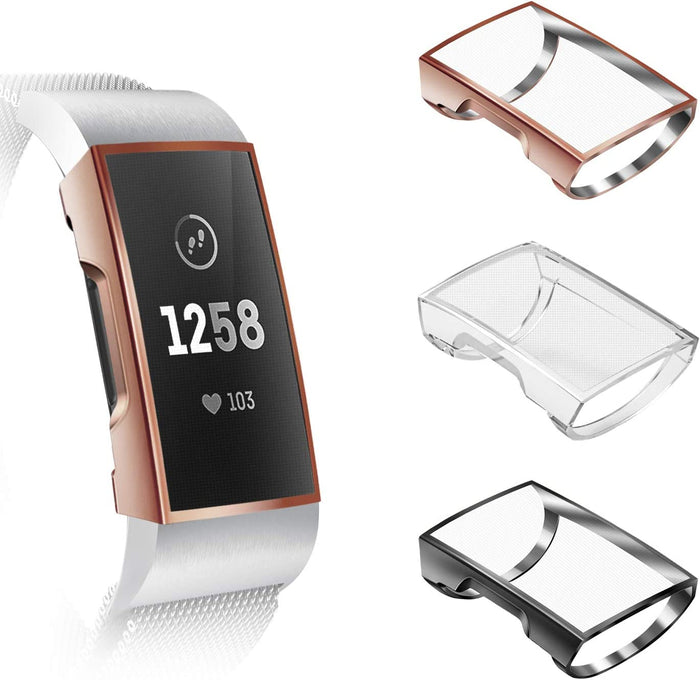 Black/Clear/Rose Gold