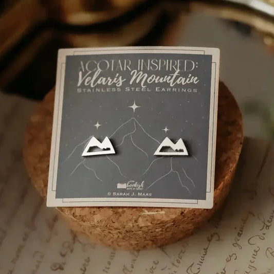 A Court of Thorns and Roses Inspired: Velaris Mountain Earrings silver jewelry