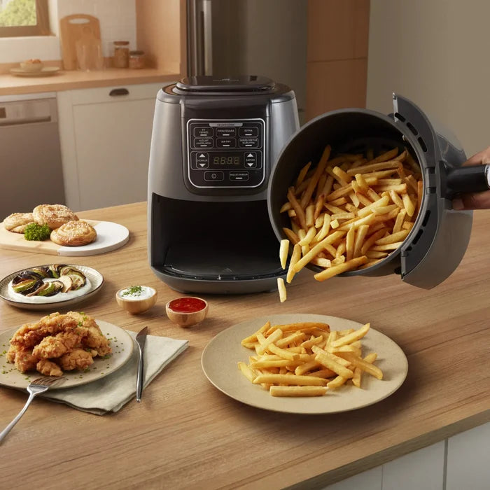 Airfryer Karaca Air Cook XL 2 en 1 Space, gris et noir